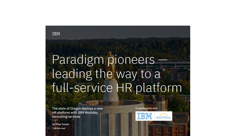 Oregon Sees Success Deploying FullSuite HR Solution Workday US
