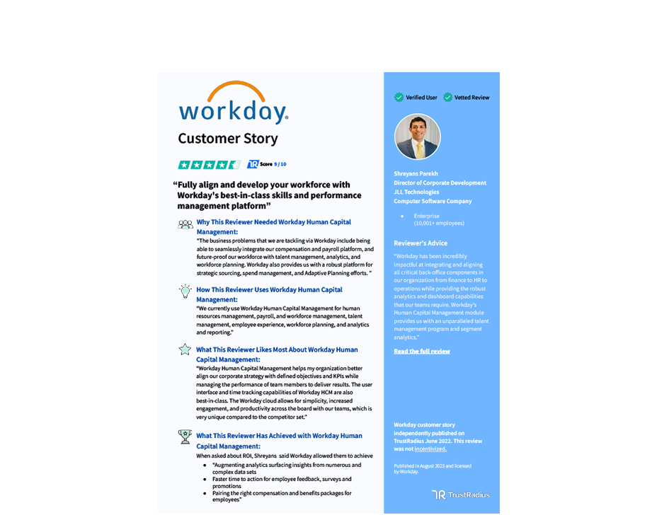 Real Success With Workday US HCM: User Stories | Workday US