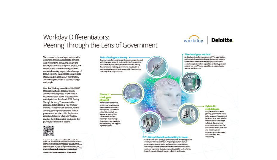 Federal Technology Trends & Differentiators | Workday US