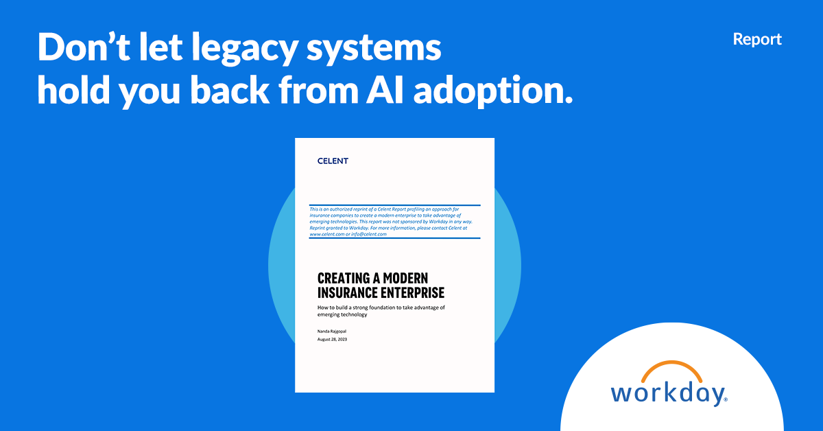 Building a Modern Insurance Enterprise with AI Workday US