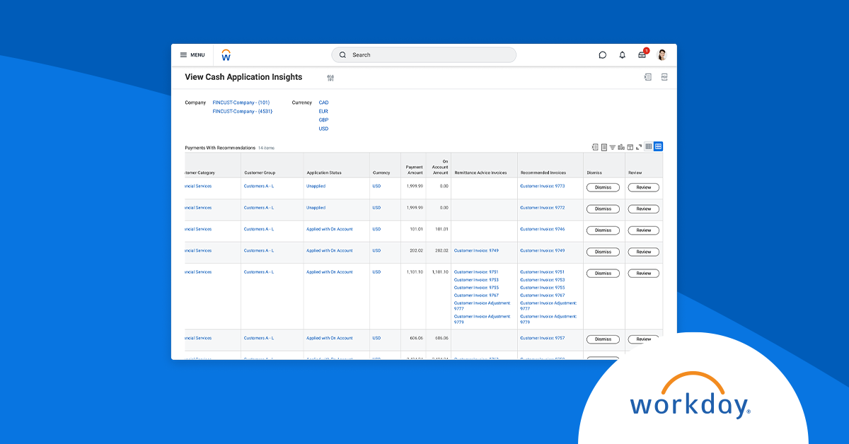 Streamlining Accounts Receivable with Embedded AI | Workday US