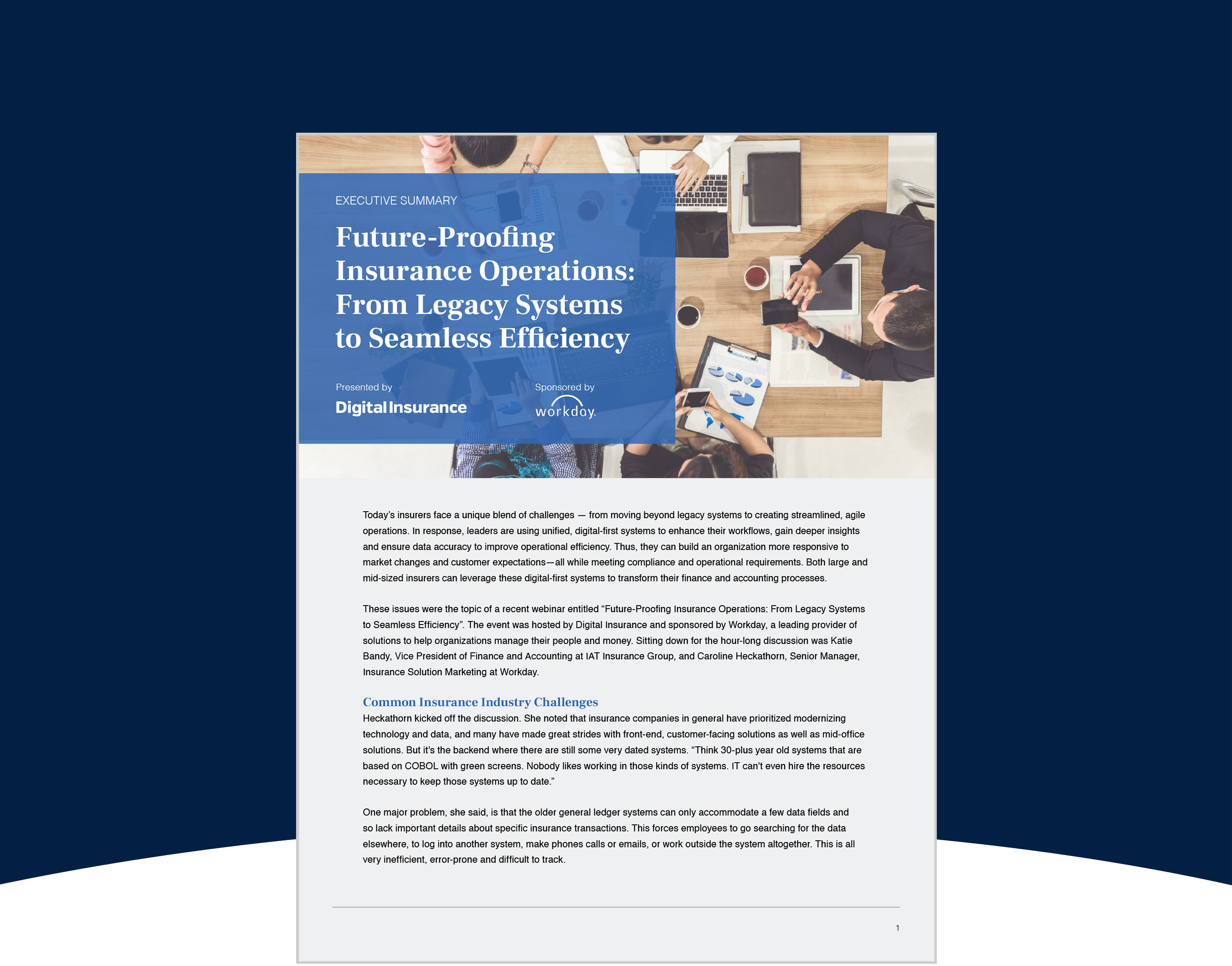 Future-Proofing Insurance Operations | Workday