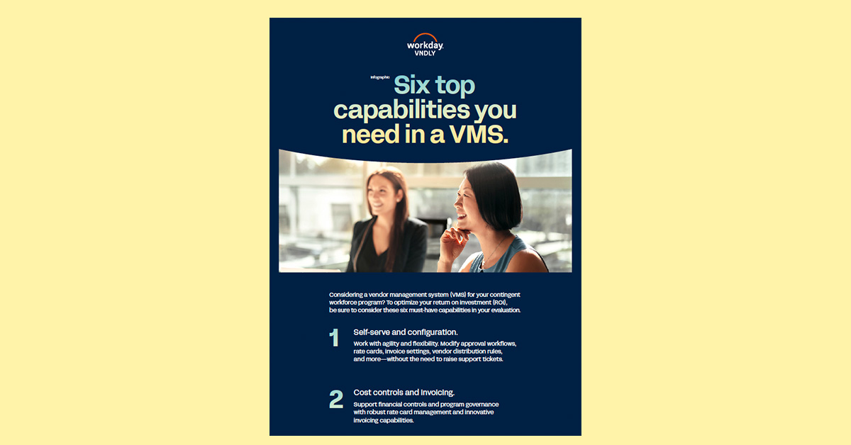 Six Top Capabilities You Need in a VMS | Workday