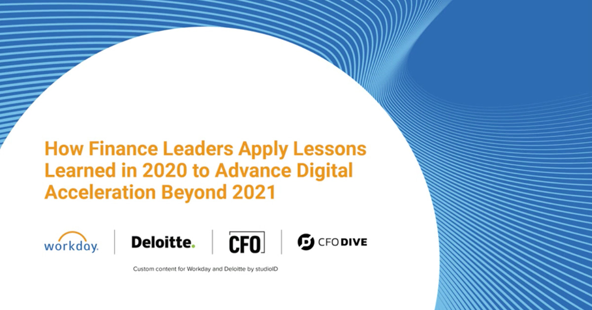 How Finance Leaders Advance Digital Acceleration Beyond 2021 | Workday US