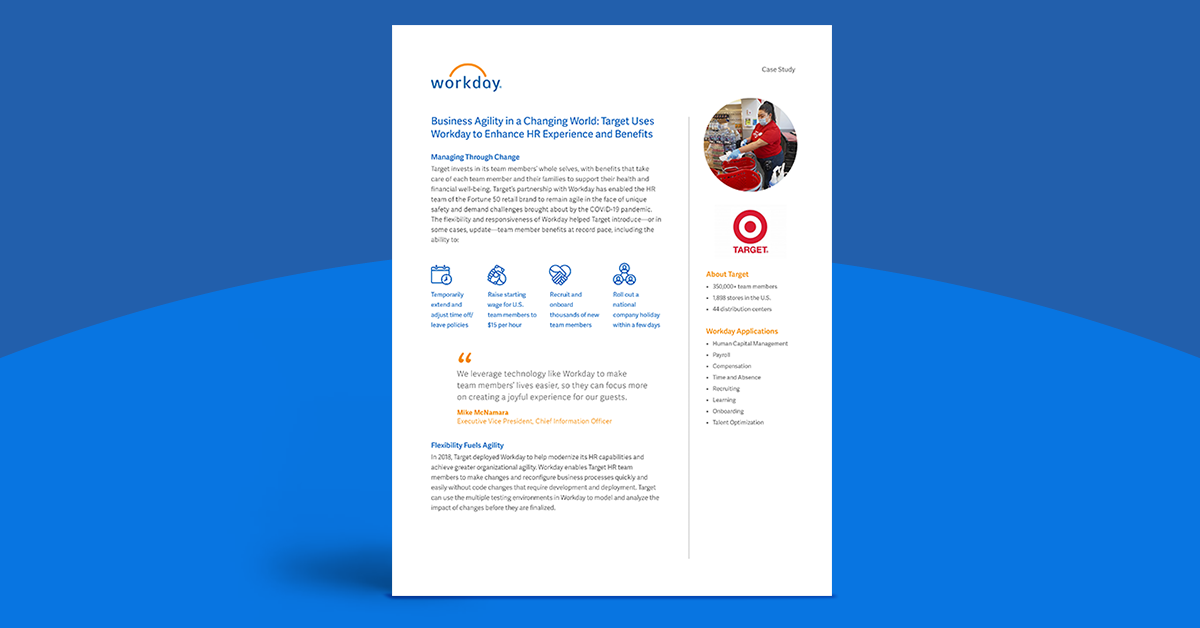 Workday US Helps Target Enhance HR Experience Workday US