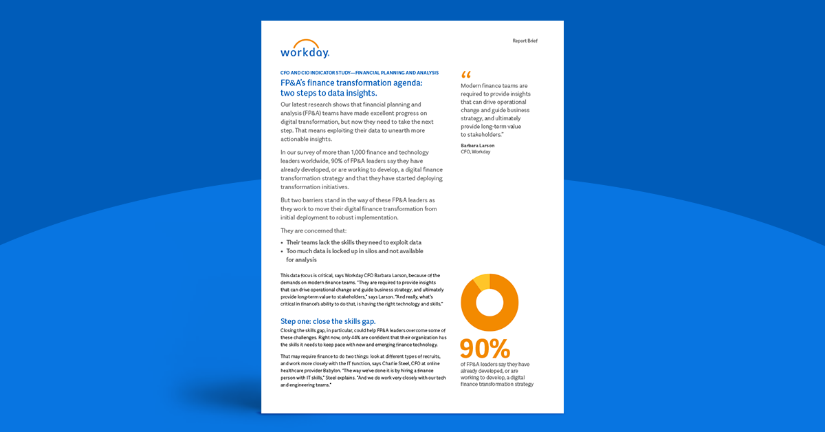 FP&A Industry Snapshot Report Workday US