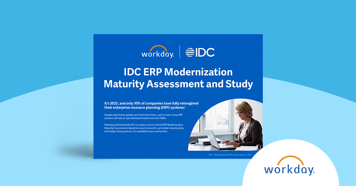IDC ERP Modernization Maturity Assessment and Study Workday US