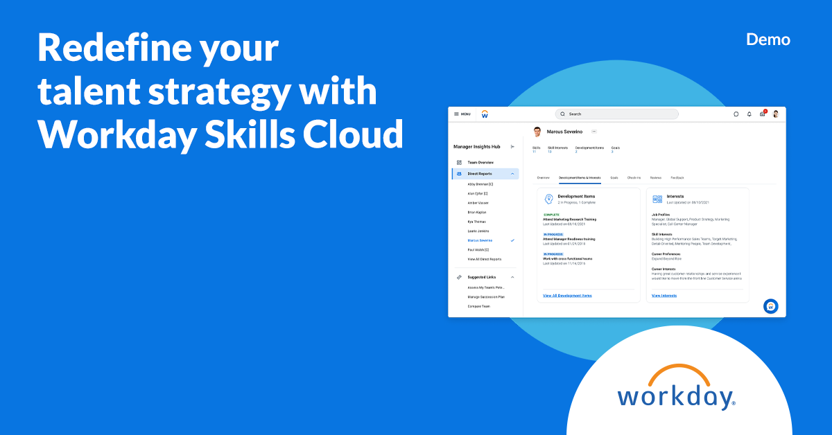 Workday US Skills Cloud Quick Demo | Workday US